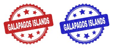 GALAPAGOS ISLANDS Rosette Seals Using Distress Surface