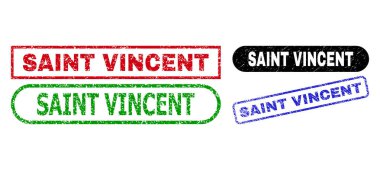 SAINT VINCENT Rectangle Seals Using Unclean Style