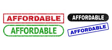 AFFORDABLE Rectangle Seals Using Corroded Texture