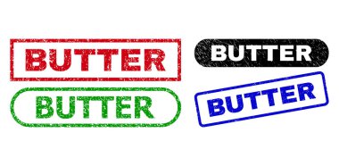 BUTTER Rectangle Watermarks Using Grunged Texture
