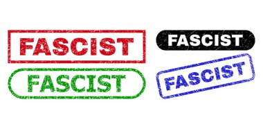 FASCIST Dikdörtgen Pul Mührü