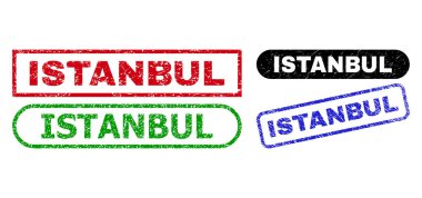 Kirli Biçimli İSTANBUL Dikdörtgeni Filigranı