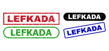 Lastik Biçimli LEFKAda Dikdörtgen Mühürleri