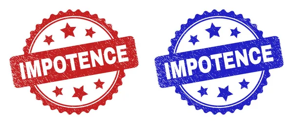 Grunged Surface Kullanılarak İmPOTENCE Rosette Damga Mührü