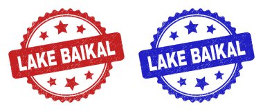 Grunge Surface ile BAIKAL Gölü Rosette Mührü