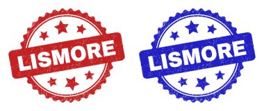 LISMORE Rosette Filigran İşaretleri Grunge Doku Kullanımı