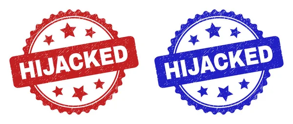 Whige 스타일을 사용하여 HIJacked Rosette Watermarks — 스톡 벡터