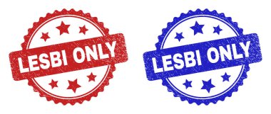 LESBI Sadece Aşınmış Biçimli Rosette Damgaları