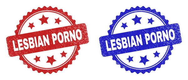 LESBIAN PORNO Roseta Marcas de agua utilizando superficie sucia — Archivo Imágenes Vectoriales