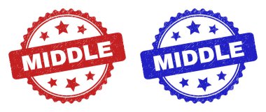 Kauçuk Biçimli MIDDLE Rosette Damga Mühürleri