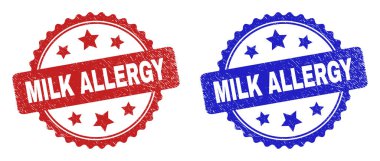 MILK ALLERGY Rosette Damgaları Çizik Doku Kullanılıyor
