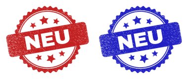 Aşınmış Dokuyla NEU Rosette Filigranı