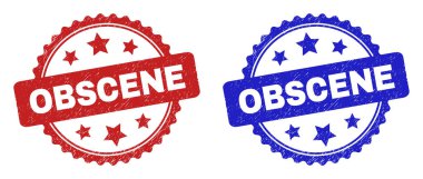 OBSCENE Rosette Watermarks with Corroded Texture