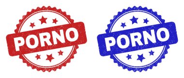 Grunge Dokusunu Kullanarak Porno Rosette Filigranı