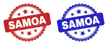 SAMOA Rosette Filigranı Tehlike desenli