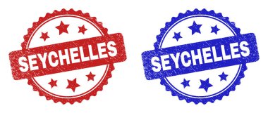 SEYCHELLES Rosette Damgaları Aşınmış Doku Kullanımı