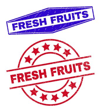 FRESH FRUITS Kauçuk Filigranı Yuvarlak ve Altıgen Şekiller