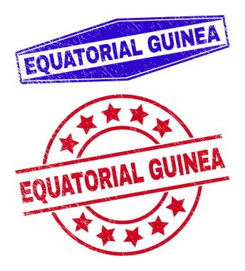 Çember ve Altıgen Şekiller İçinde Eşitlikçi Guinea Lastik Filigranı