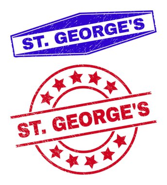 Aziz George Yuvarlak ve Altıgen Formlarda Kirli Mühürler