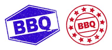 BBQ Çember ve Altıgen Biçimli Mühürler