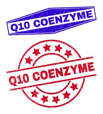 Q10 COENZYME Çember ve Altıgen Biçimli Pul Mührü