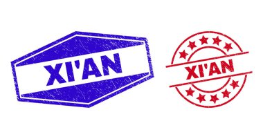 Çember ve Altıgen Biçimlerde XIAN Tehlike Damgaları