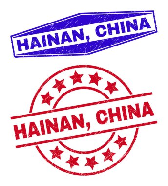 HAINAN, ÇİN Kauçuk Damgalı Çember ve Altıgen Formlar