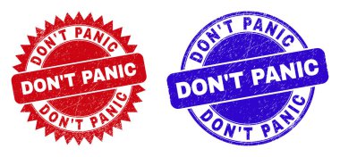 DONT PANIC Round ve Plastik Yüzeyli Rosette Pulları