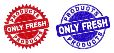 Ürünler sadece FRESH Yuvarlak ve Rosette Mühürleri Çizilmiş Doku ile