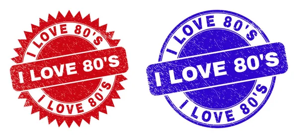 80 'lere bayılırım. Yuvarlak ve Rosette Mühürlü Aşınmış Tarz