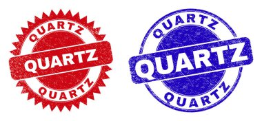 QuARTZ Yuvarlak ve çürümüş desenli Rosette filigranı