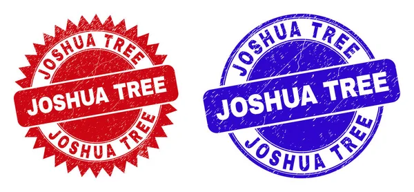 Joints ronds et rosettes JOSHUA TREE avec style Distress — Image vectorielle