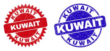 KUWAIT Yuvarlak ve Rosette Mühürlü Yüzeyi Çizik