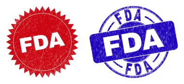 Tırmalanmış desenli FDA Yuvarlak ve Rosette Mühürleri