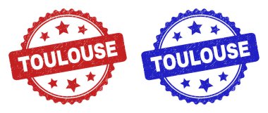 Tırmalanmış desenli TOULOUSE Rosette Filigranı