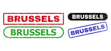 BRÜKSEL Dikdörtgen Mühürleri Kirli Yüzey Kullanıyor