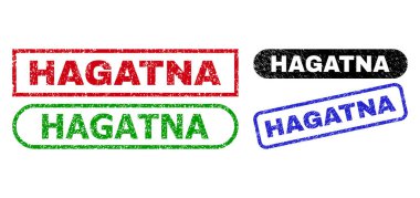 Tehlike Yüzeyi ile HAGATNA Dikdörtgen Mühürleri