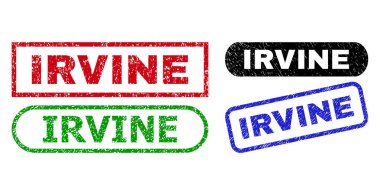 Grunge Surface ile IRVINE Dikdörtgen Filigranı