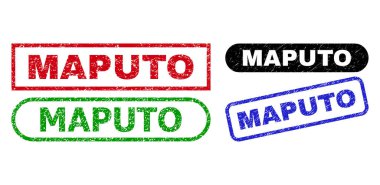 MAPUTO Dikdörtgen Damgaları Kirli Yüzey Kullanıyor