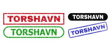 Tehlike desenli TORSHAVN Dikdörtgen Filigranı