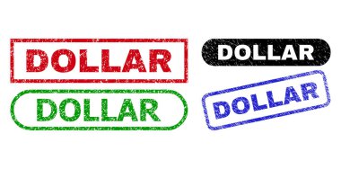 Çizik Yüzey Kullanarak DOLLAR Dikdörtgen Damga Mühürleri