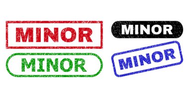 Paslanmış Doku Kullanılarak Küçük Dikdörtgen Damgaları