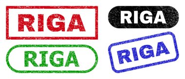 Kirli Yüzeyli RIGA Dikdörtgen Mühürleri