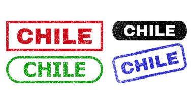 Kauçuk desenli ŞİLİ Dikdörtgen Filigranı