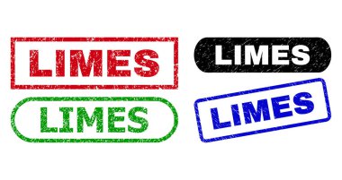 Kirli Biçimli LIMES Dikdörtgen Damgaları