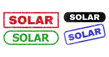 SOLAR Dikdörtgen Mühürleri Kirli Yüzey Kullanılıyor