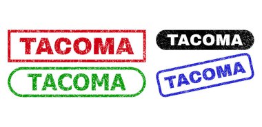 Plastik Biçimli TACOMA Dikdörtgen Mühürleri