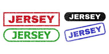 Kauçuk Biçimli JERSEY Dikdörtgen Damgaları