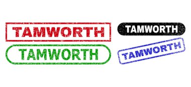 Çürümüş Yüzey Kullanılarak TaMworth Dikdörtgen Damga Mühürleri