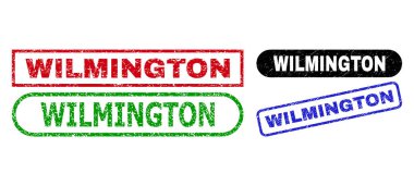 YILMINGTON Dikdörtgen Mühürlü Aşınmış Doku